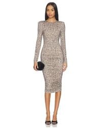 L'Agence Felizia Long Sleeve Knit Dress in Black | Lyst L'Agence Felizia Long Sleeve Knit Dress in Black | Lyst