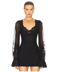 Bardot - Body Con Detalle De Encaje Bruna En Color Negro Talla (También En 12, 2, 4, 6, 8) - Lyst