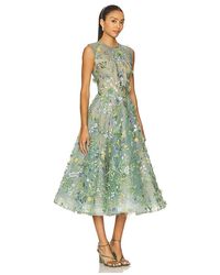 blue green prom dress Primavera Couture 4523 Beaded Slit Prom Long Formal Dress