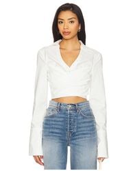 Camila Coelho - Evangeline Wrap Top - Lyst