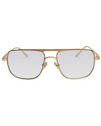 Elisa Johnson - Gafas De Sol Jane En Color Oro Metálico Talla - Lyst