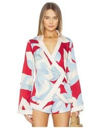 Seven Wonders - Amoree Long Sleeve Wrap Shirt - Lyst