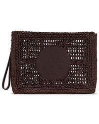 Tory Burch - Ella Hand-Crocheted Pouch - Lyst