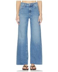 PAIGE - Anessa Undone Hem Jeans - Lyst