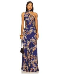 Hemant & Nandita - Bias Maxi Dress With Sash - Lyst