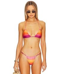 Maaji - Balmy Rings Reversible Bikini Top - Lyst