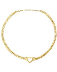 Amber Sceats - Heart Chain Necklace - Lyst