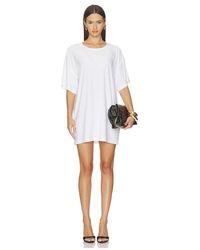 Norma Kamali - X Lifestyle Short Sleeve Boxy Mini Dress - Lyst