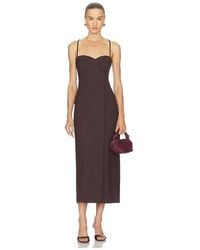 satin midi dress rust Rust Midi Satin Dress – Jireh Clothing