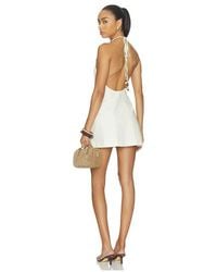 L'academie - Kora Linen Mini Dress - Lyst