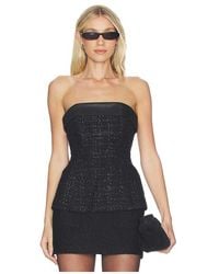 MAJORELLE - Selene Tweed Top - Lyst