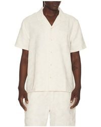 Marine Layer - Jacquard Resort Shirt - Lyst