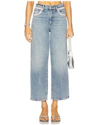Rag & Bone - Pierna Ancha Andi En Color Azul Talla En - Lyst