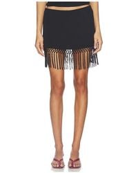 geel - Aria Tassel Skirt - Lyst