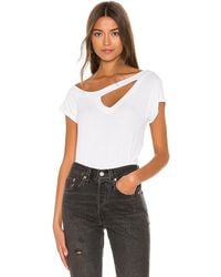LNA - Ribbed Klane Top - Lyst