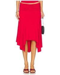 GUIZIO - Soffiano Skirt - Lyst