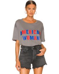 The Laundry Room Camiseta american woman oversized - Gris