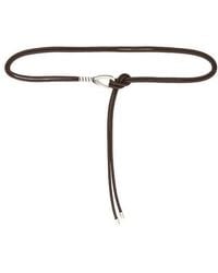 petit moments - Chrome Tie Belt - Lyst