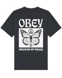 Obey - Weapon Of Peace Tee - Lyst