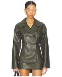 superdown - Caroline Faux Leather Jacket - Lyst