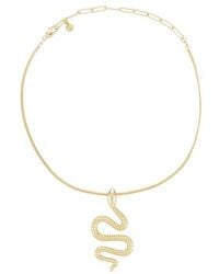 Ettika - Slithering Snake Chain Choker - Lyst