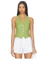 Veronica Beard - Arabella Vest Top En Color Verde Talla (También En 00, 2, 4, 6, 8) - Lyst
