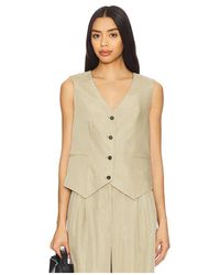 AllSaints - Top Chaleco Averie En Color Verde Salvia Talla (También En 10, 2, 4, 6, 8) - Lyst