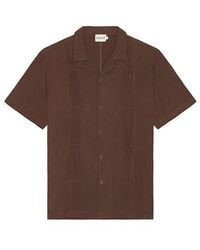 BOUND - Striker Pleated Bowling Shirt - Lyst