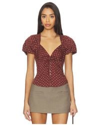 Free People - Summer Printed Blouse - Lyst