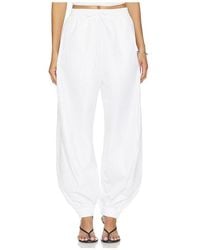 Rohe - Pantalones De Algodón Volume Crushed En Color Blanco Talla (También En 40) - Lyst