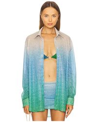 Oséree - Lumiere Shade Top En Color Verde, Azul Talla (También En S-M) - Lyst