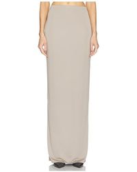 Helsa - Matte Jersey Slim Maxi Skirt - Lyst