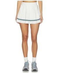 Gold Hinge - Striped Mini Pleated Tennis Skirt - Lyst