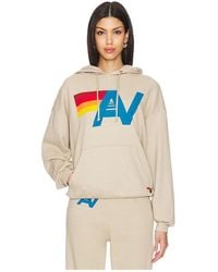Aviator Nation - Logo Pullover Relaxed Hoodie - Lyst