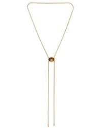 Ettika - Crystal Bezel Bolo Necklace - Lyst