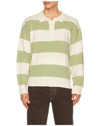 Central Park West - Theo Striped Rugby Sweater - Lyst