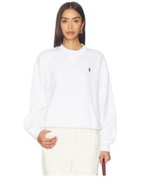 Polo Ralph Lauren - Arctic Fleece Knit Long Sleeve Crew Neck Sweatshirt - Lyst