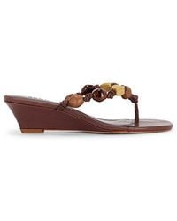 SCHUTZ SHOES - X Revolve Sapphire Wedge Sandal - Lyst
