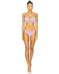 Hunza G - Misty Pearly Hoop Bikini - Lyst