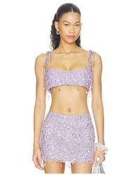 Asta Resort - Yasmin Hand Beaded Tie Bralette - Lyst