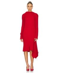 Marques'Almeida - Midi-Kleid Merino Wool Knitted Draped - Lyst