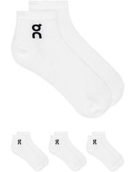 On Shoes - Calcetines Logo Sock En Color Blanco Talla (También En Xs, S) - Lyst