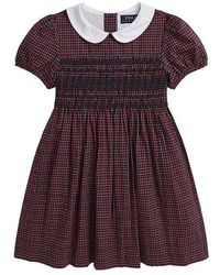 Polo Ralph Lauren - Kids Tartan Smocked Dress - Lyst