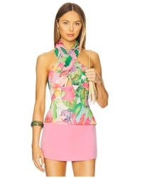 Bardot - Fontes Halter Neck Top - Lyst