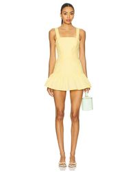 Amanda Uprichard - X Revolve Danner Skort Romper - Lyst