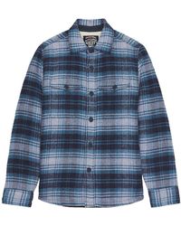 Faherty - High Pile Fleece Lined Wool Shirt - Lyst