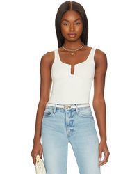 GOOD AMERICAN - Good Touch U Ring Ruched Bodysuit - Lyst