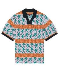 Pleasures - Gecko Jacquard Polo - Lyst