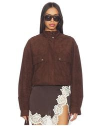 MORE TO COME - Kaydee Faux Suede Jacket - Lyst