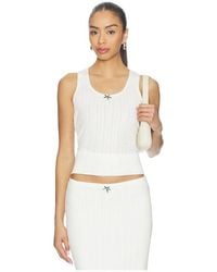 Lacoste - Pointelle Tank - Lyst